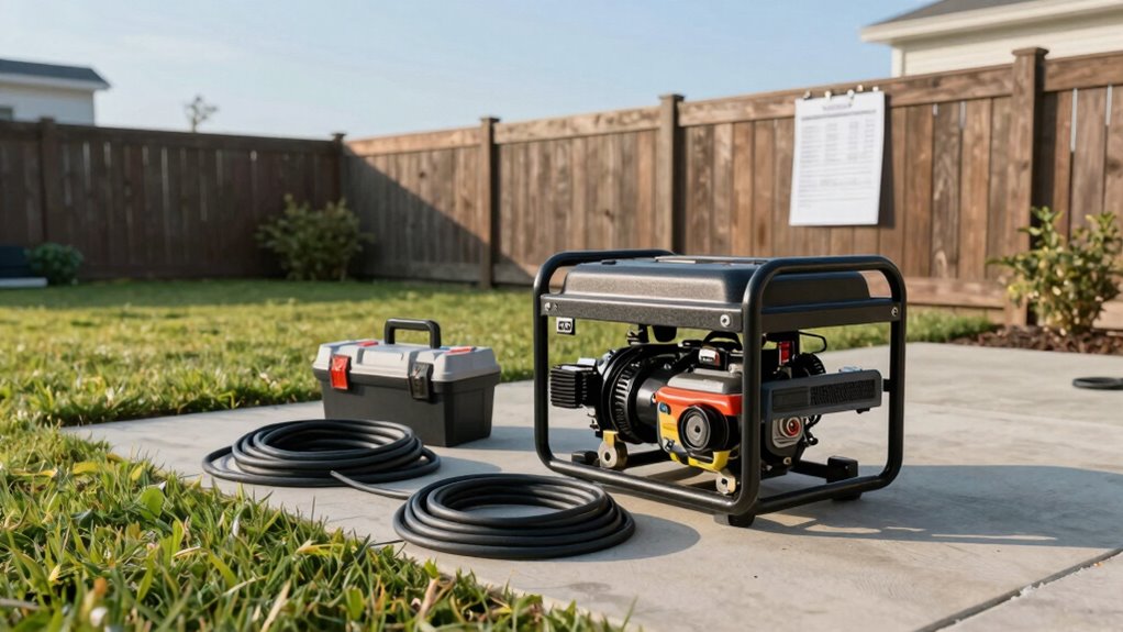 regular generator maintenance routine