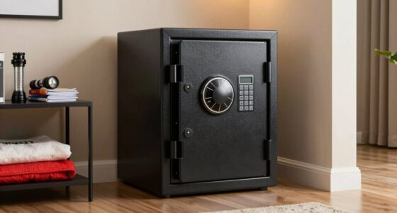 safeguards valuables during fires
