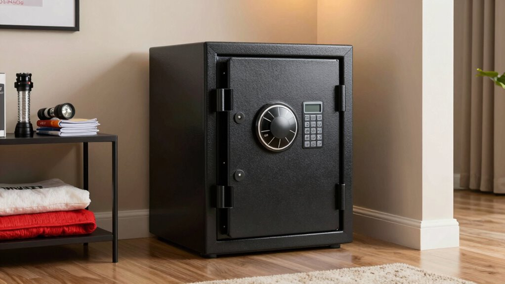 safeguards valuables during fires
