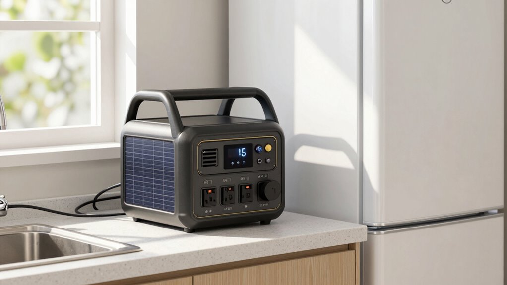 solar powered fridge backup