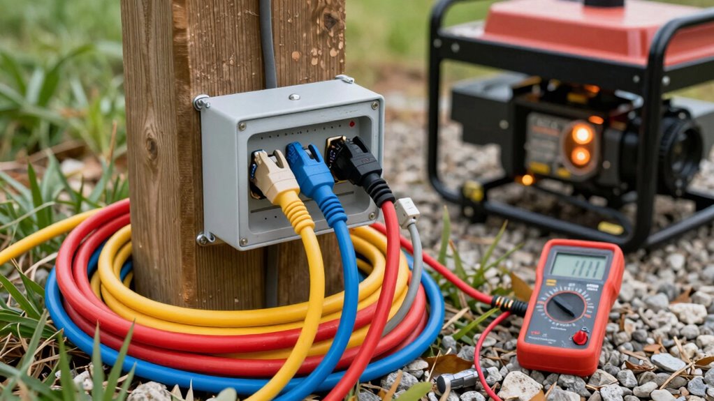 temporary reliable power setup