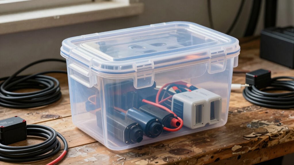waterproof organized backup storage