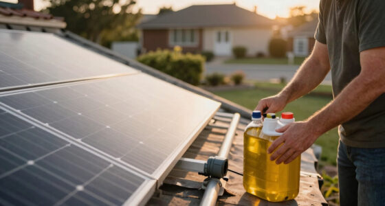 Home cooling panel based on PV and waste cooking oil