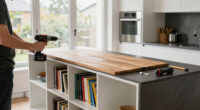 This Stylish IKEA BILLY Hack Looks Like a High-End Kitchen Island