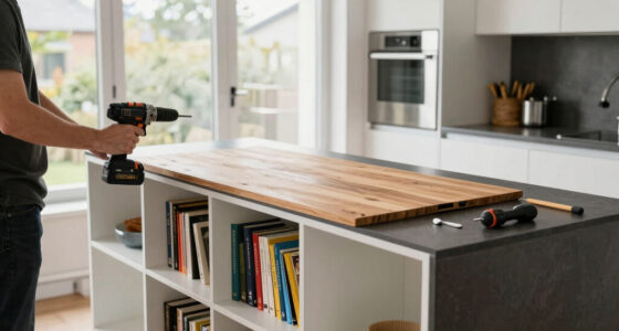 This Stylish IKEA BILLY Hack Looks Like a High-End Kitchen Island