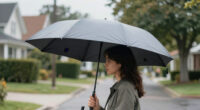 Autonomous Flying Umbrella Follows And Shields Users From Rain And Sunlight