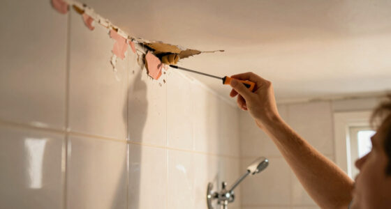This Bath Had Peeling Molding, a Drop Ceiling, and Pink Grout — Now It's Classic