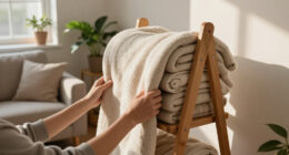 Aldi's Best-Selling Blanket Storage Ladder Is Finally Back