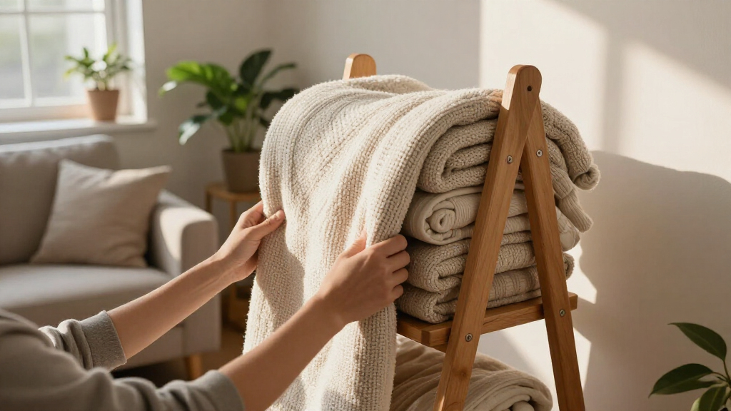 Aldi's Best-Selling Blanket Storage Ladder Is Finally Back