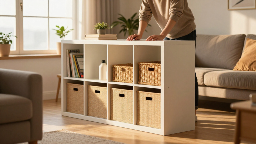 I Created A Pretty IKEA BILLY Hack That Seriously Cuts Clutter