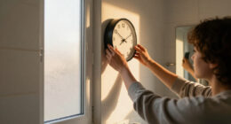 I Moved A Clock To My Bathroom, And It Changed My Morning Routine Forever