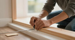 Air Sealing Behind T&G Wainscot