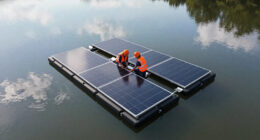 Floating Solar Array Installed On Ohio Village Reservoir