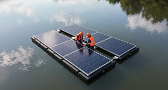 Floating Solar Array Installed On Ohio Village Reservoir