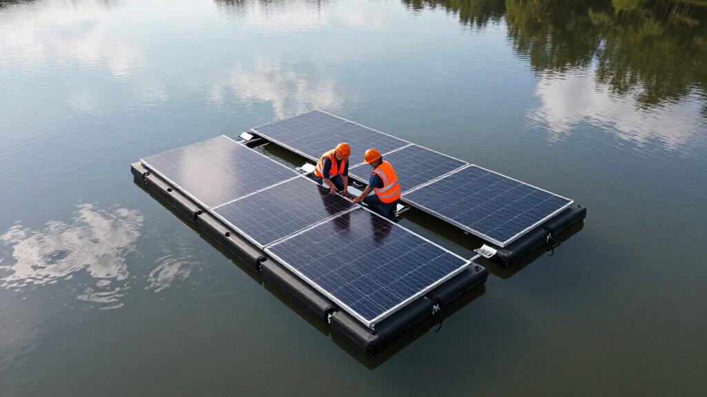 Floating Solar Array Installed On Ohio Village Reservoir