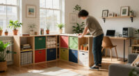 She Used IKEA Storage To Make Her Studio Feel Like A One-Bedroom