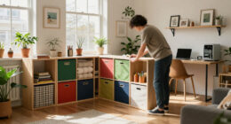 She Used IKEA Storage To Make Her Studio Feel Like A One-Bedroom