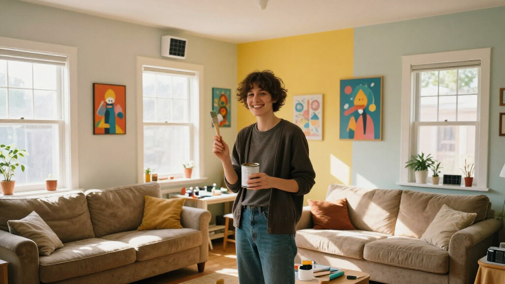 This Artist-Designer Transformed A Plain 1927 Rental With Paint, Art, And DIYs
