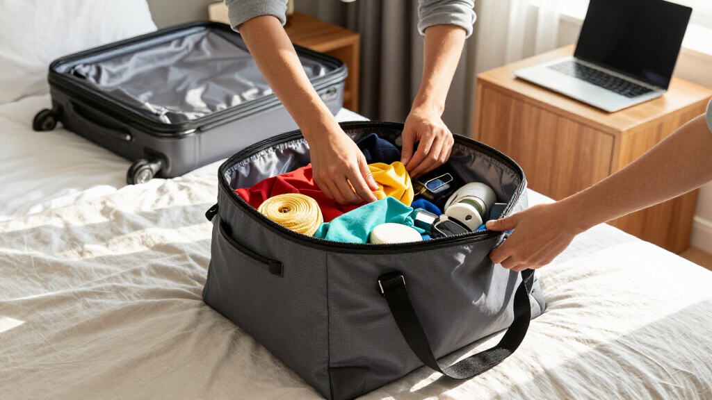 This Quince Expandable Tote Holds Everything My Suitcase Can’t On Flights
