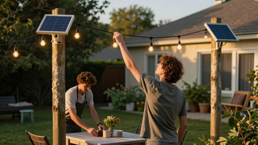 How to Choose Solar-Powered Outdoor String Lights