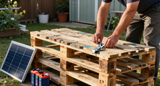 Man Turns Old Wood Pallets Into A Space-Saving Piece Of Furniture With An Impressive DIY