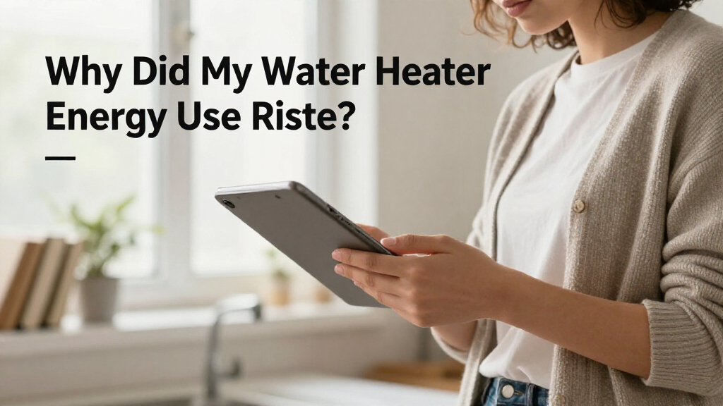 Why Did My Water Heater Energy Use Rise?